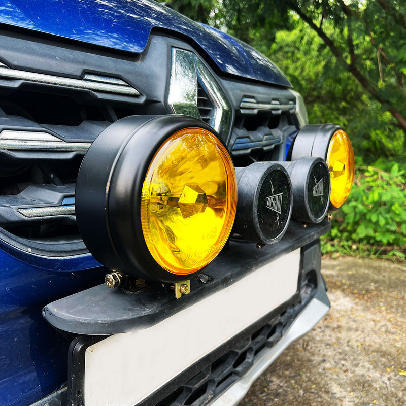 High Power Hid Auxiliary Lights (Yellow/Amber Lens)  5.5 Inch
