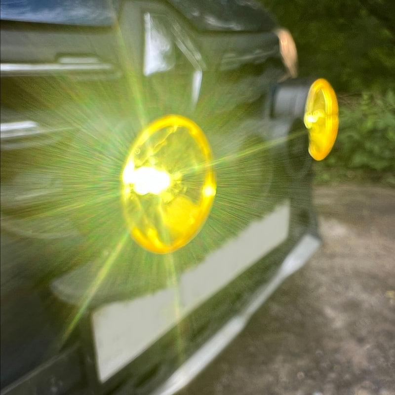 High Power Hid Auxiliary Lights (Yellow/Amber Lens Combo)