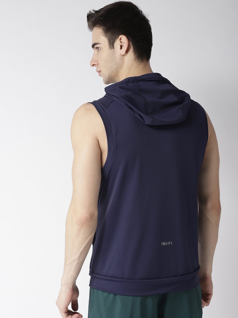 men training tank navy sleeveless hoodie buy online