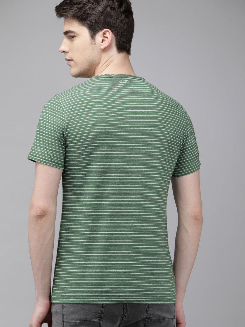 perry men comfort green striped tshirt buy