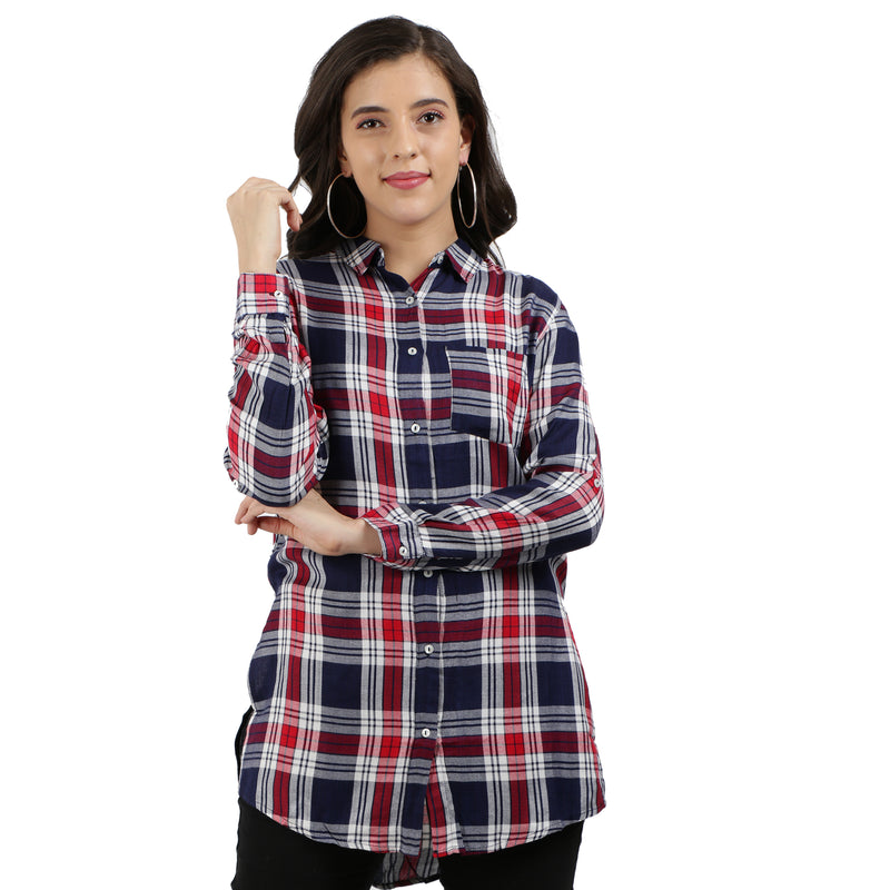 9impression casual full sleeve checkered multicolor shirts