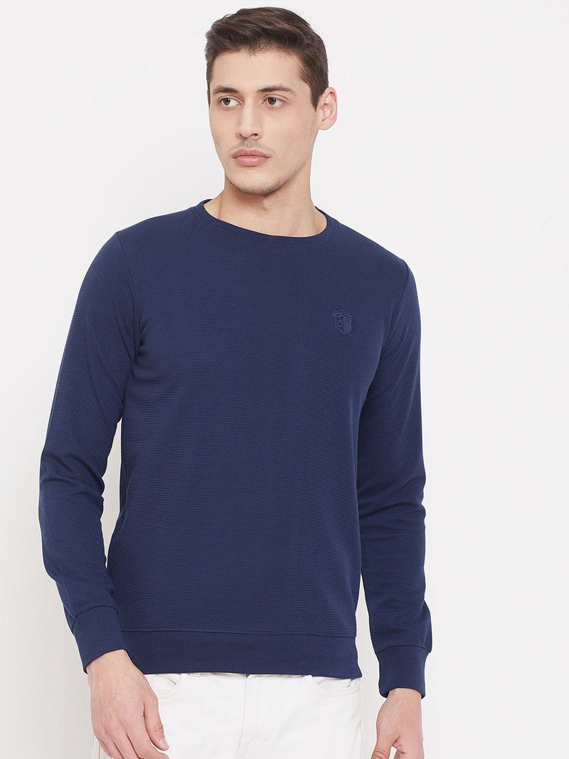 camey sweatshirts men online full sleeve solid blue