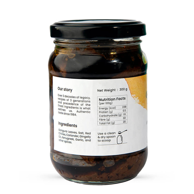 Gongura Pickle with Garlic 300 g