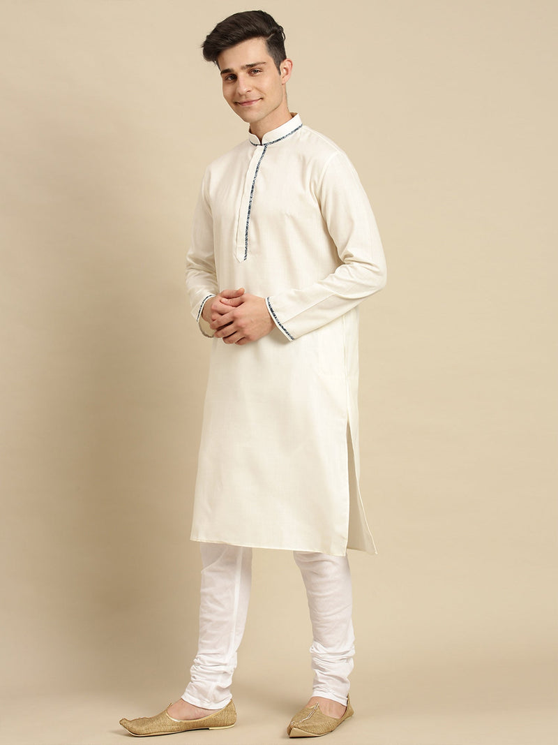 men peach color ethnic nehru jacket white kurta set sanwara