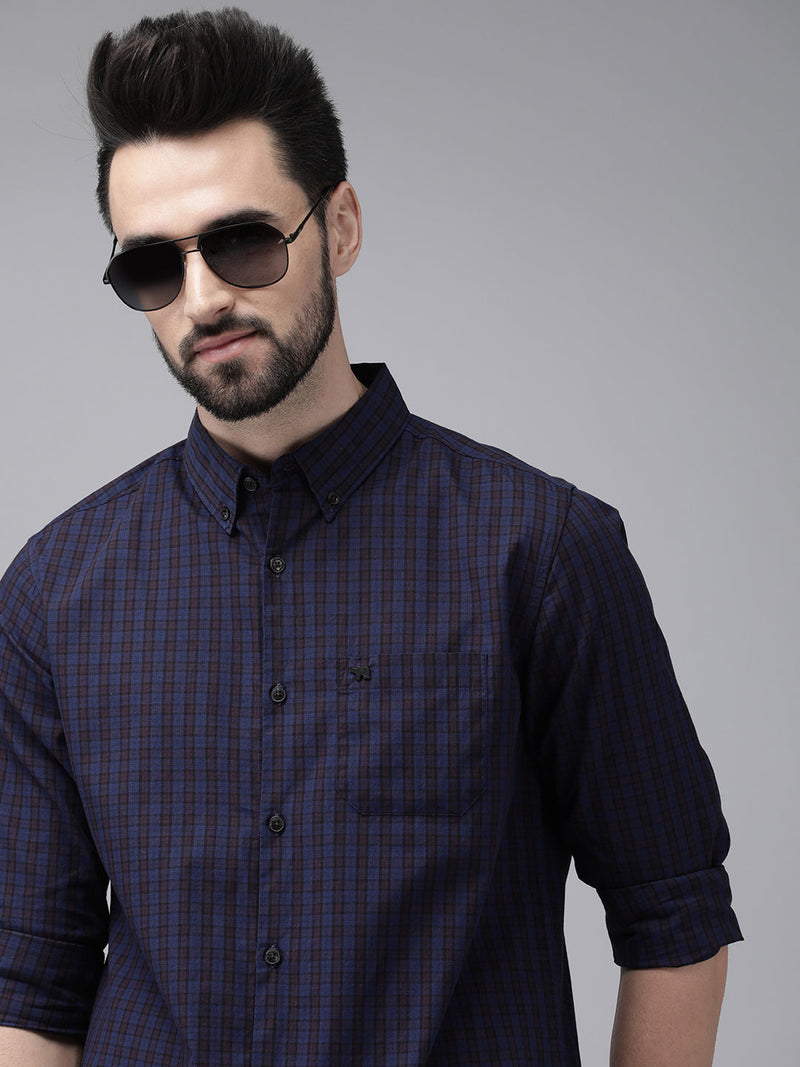 thebearhouse acura checkered button-down casual shirt 