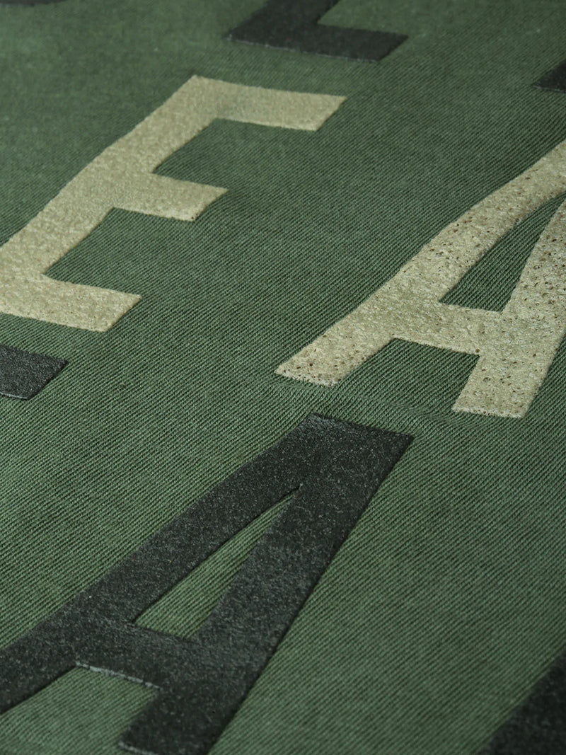 buy metal ardor edition green brand logo printed pure cotton slim fit t-shirt