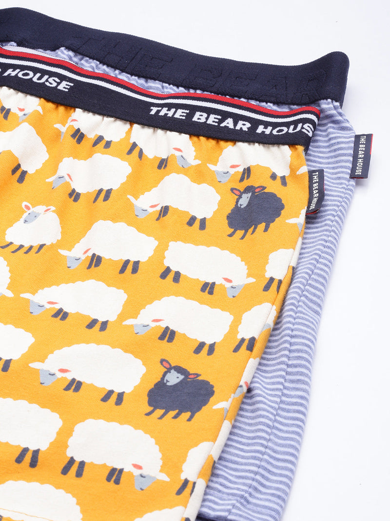 shop sheep comfort knitted boxers pack of 2