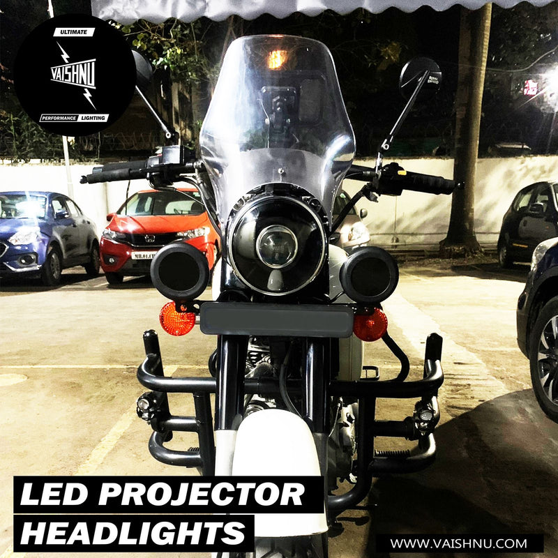 LED Touring Headlight For Royal Enfield Models
