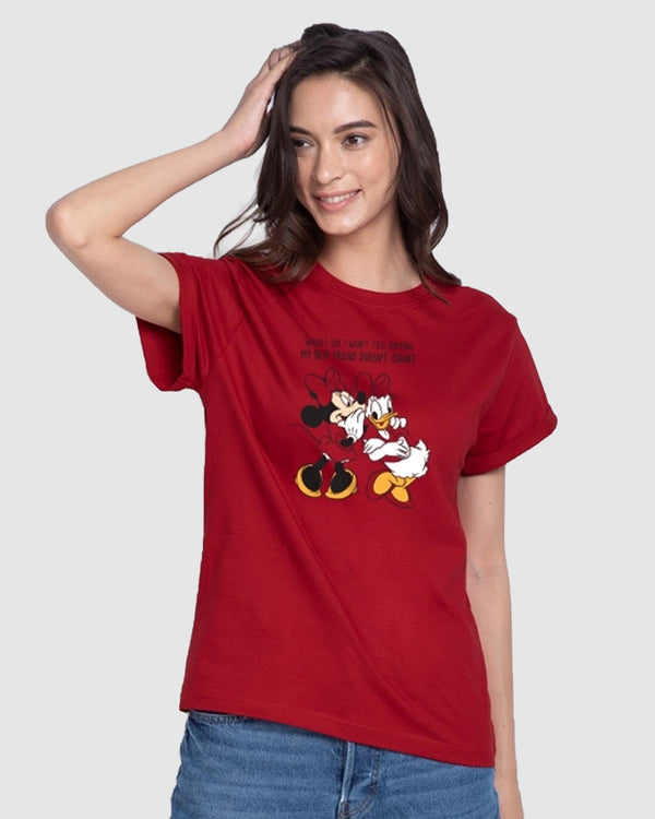 Women Disney Merchandise Best Friend Doesn't Count T-shirt