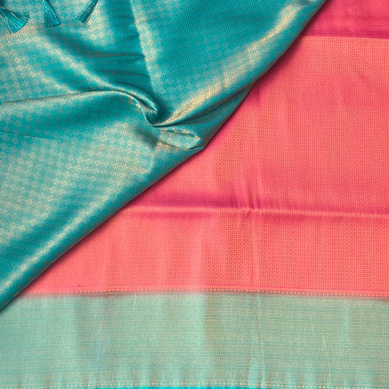 Banarasi Soft Silk With Zari Weave Throughout