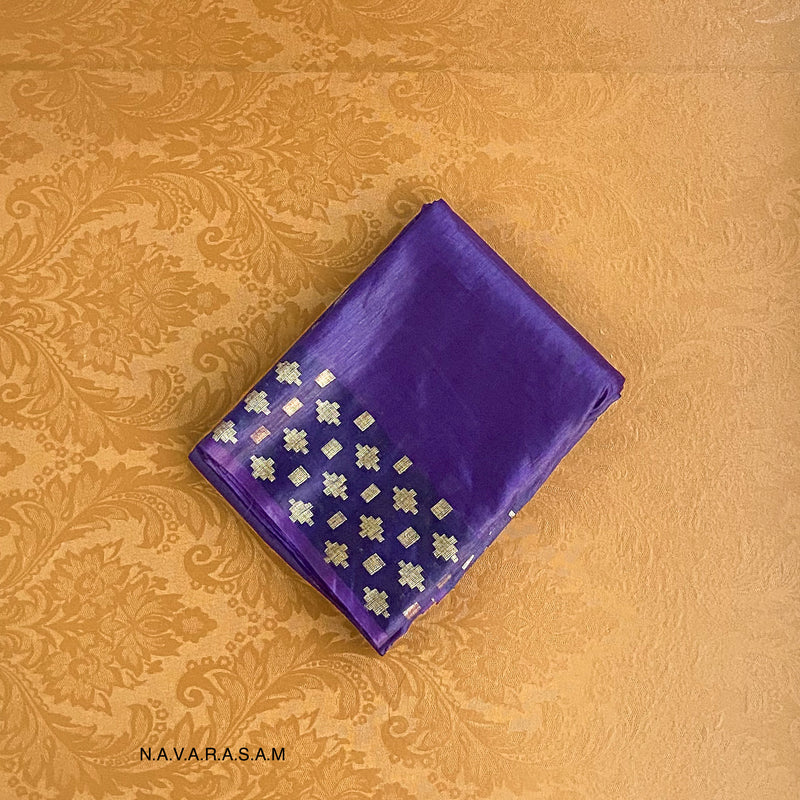 Purple Silk Linen