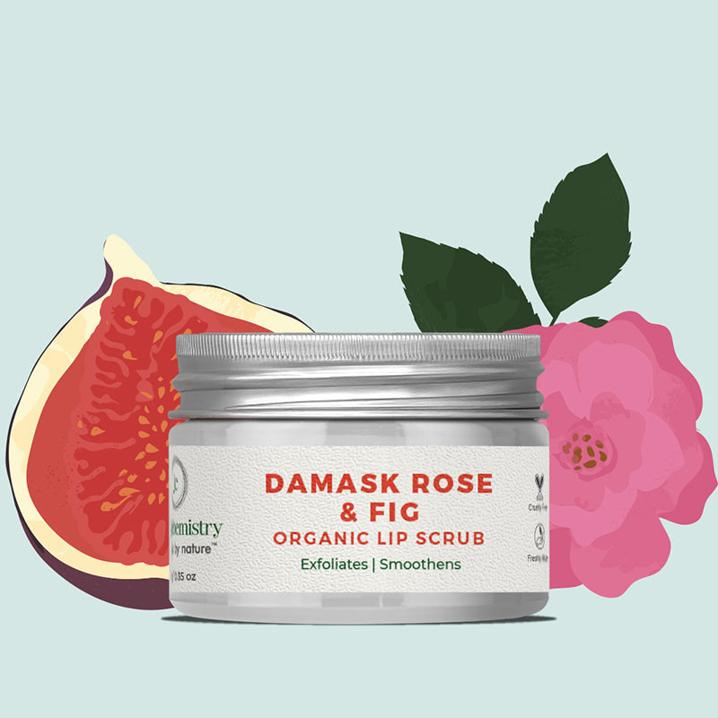 Damask Rose and Fig Lip Scrub