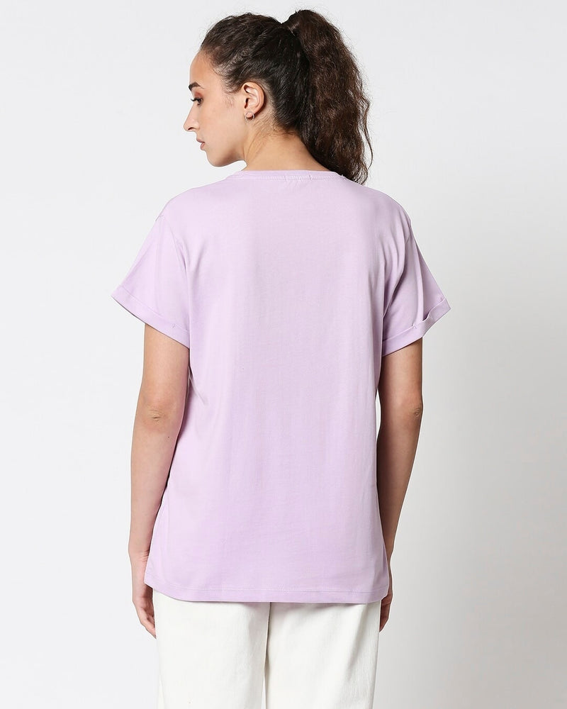 Women Lilac Bloom T-shirt