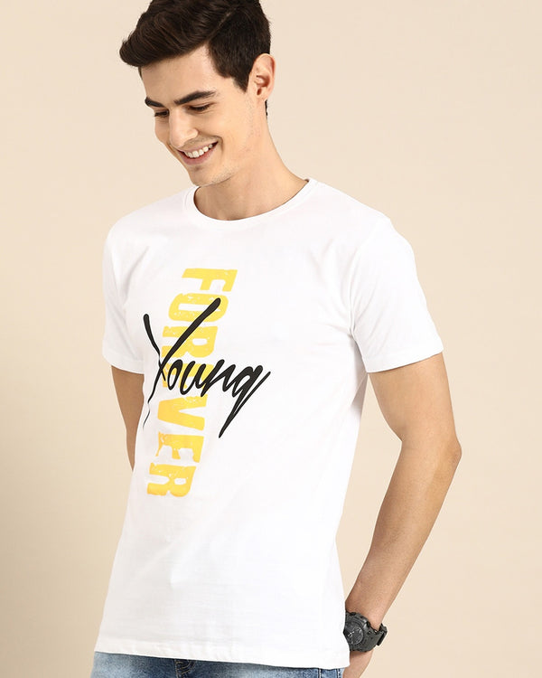 good fit white young forever t-shirt