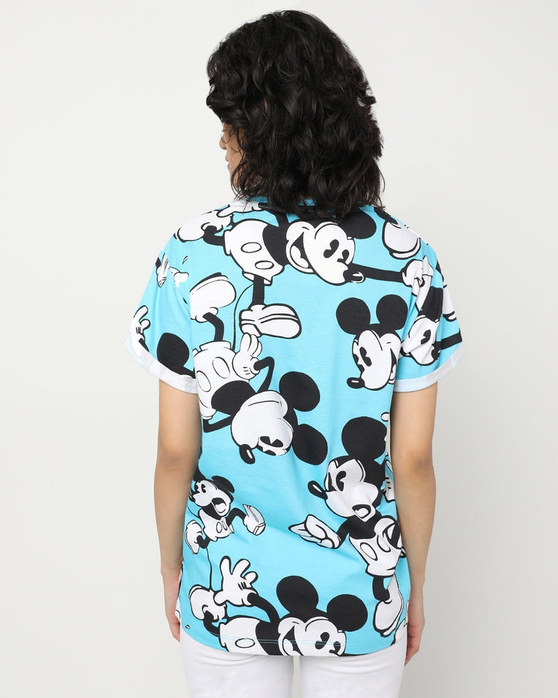 Women Official Disney Merchandise Half Sleeve T-shirt
