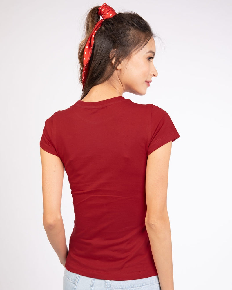 Women Red Chibi Harry T-shirt