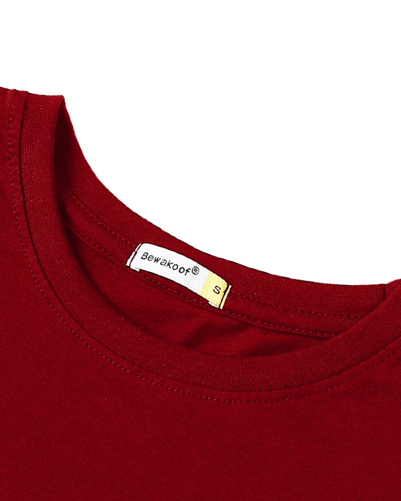 buy women red pocket jerry boyfriend t-shirt