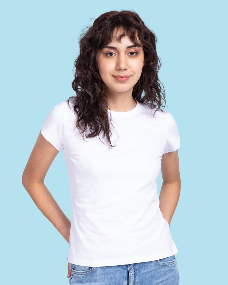 Women White T-shirt