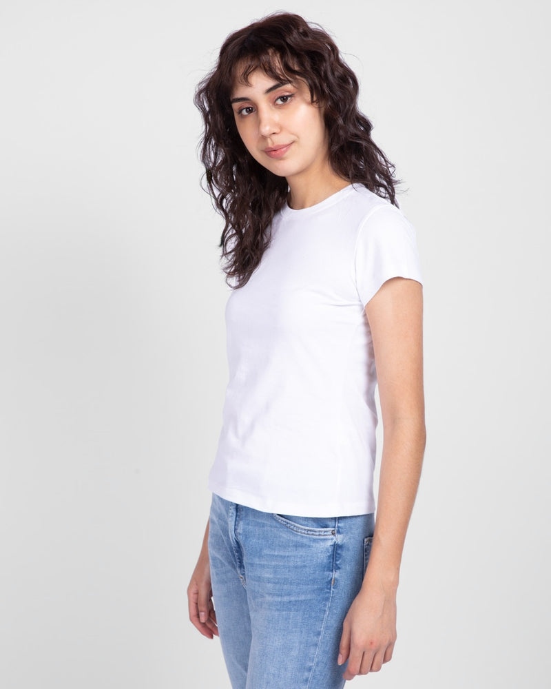 Women White T-shirt